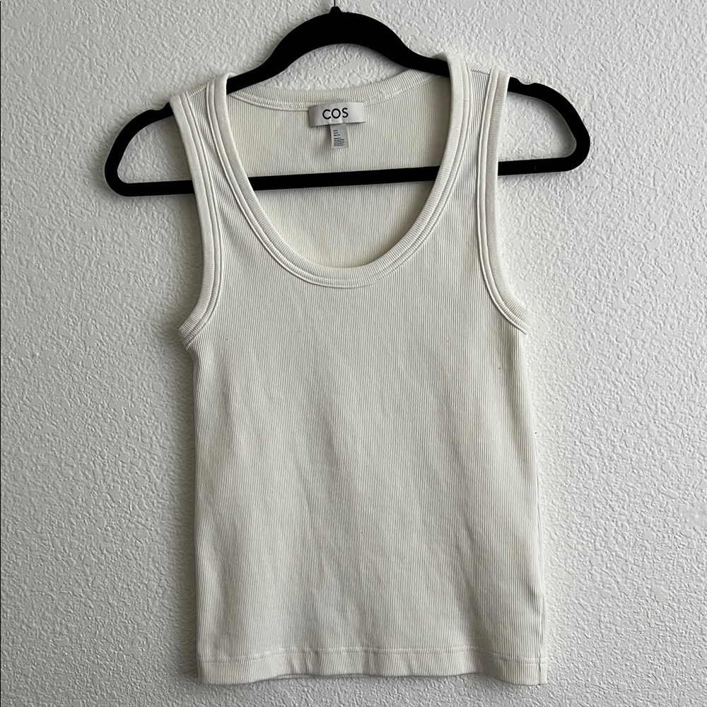 COS White Tank Top Size S